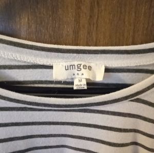 Women's long sleeve braided sleeve top